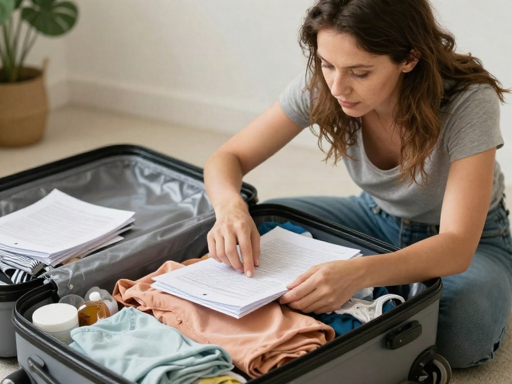 Koffer packen Checkliste