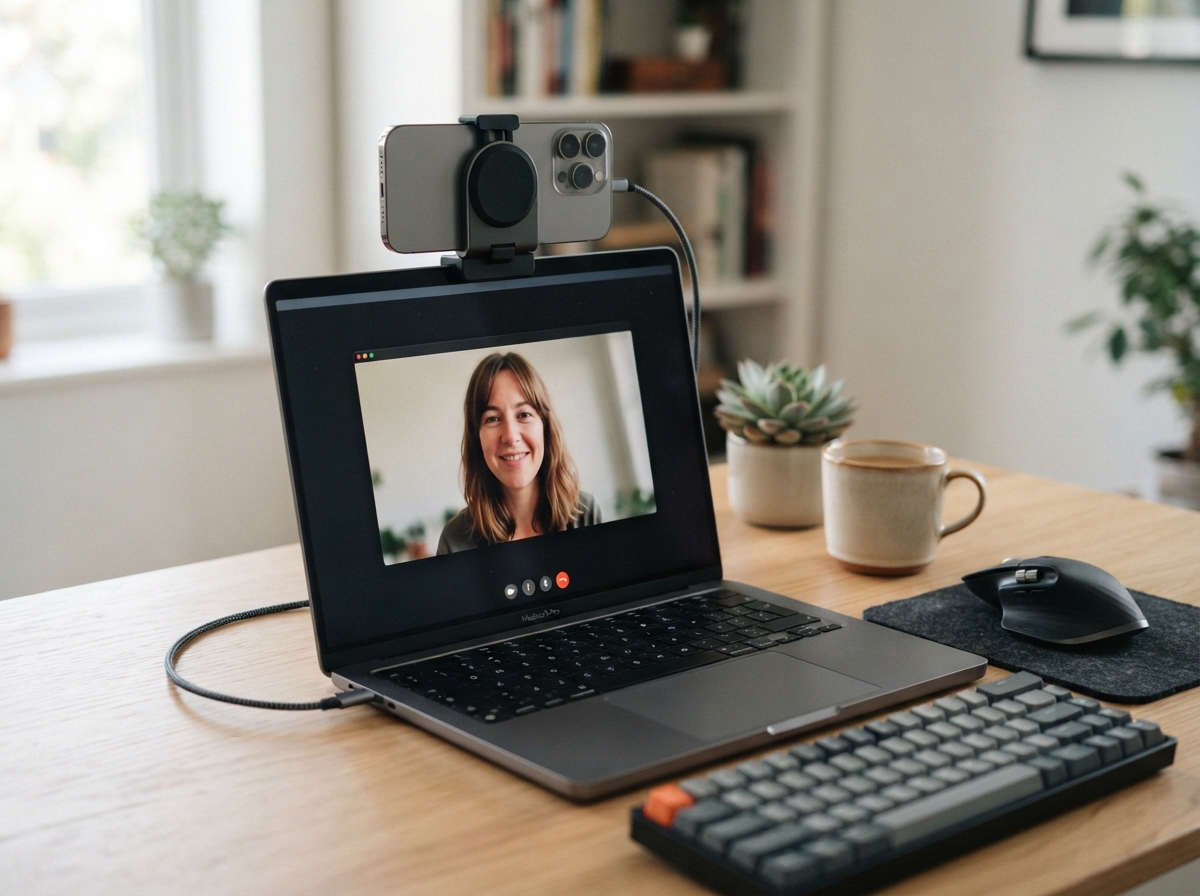 Smartphone als Webcam